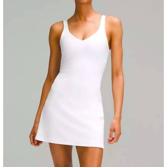 NWT LULULEMON ATHLETICA Align Dress in White Size 0 - Picture 3 of 3